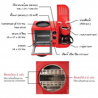 FR-BF2  เครื่องมัลติฟังก์ชั่นอาหารเช้า